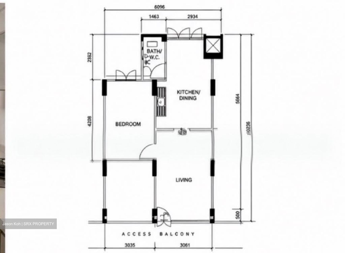 Blk 805 King George's Avenue (Kallang/Whampoa), HDB 2 Rooms #558913101